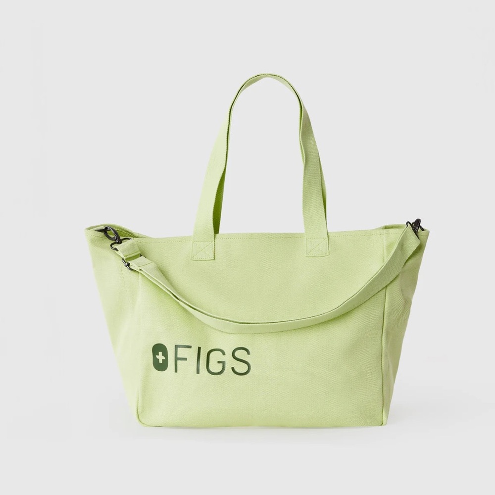 Figs Canvas Zipper Tote